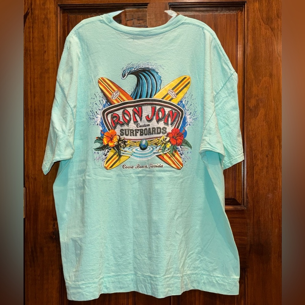 Ron Jon: Mint Green Graphic T-Shirt